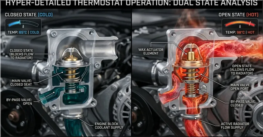 Thermostat Stuck Open vs. Stuck Closed