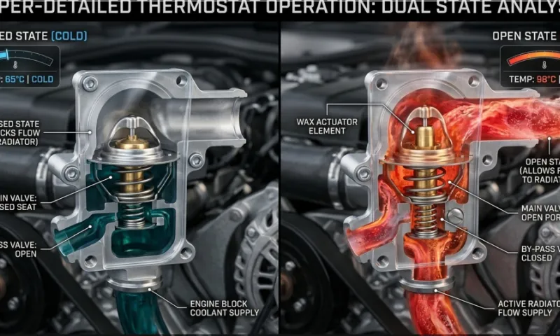 Thermostat Stuck Open vs. Stuck Closed